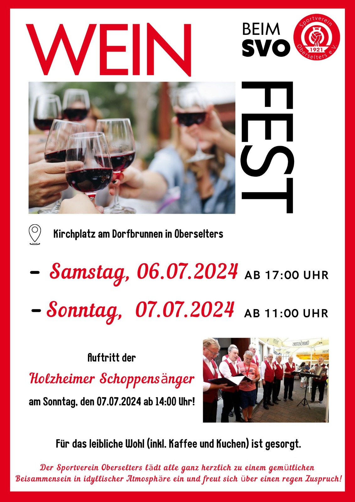 SVO Weinfest am 6. und 7.7.2024